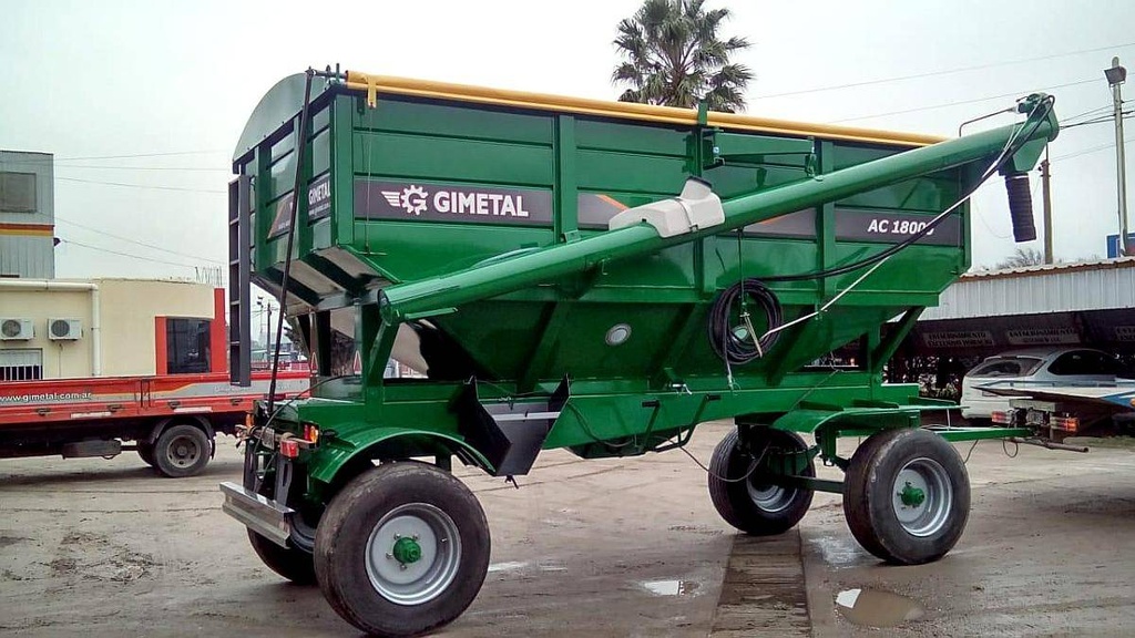 TOLVA SEMILLERA GIMETAL AC 18000 CON LONA Y CHIMANGO