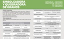 EMBUTIDORA Y QUEBRADORA DE GRANOS HUMEDOS TECNOCAR GH60