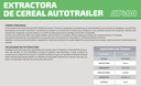 EXTRACTORA DE CEREAL AUTOTRAILER TECNOCAR AT400