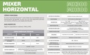 MIXER HORIZONTAL TECNOCAR MH600