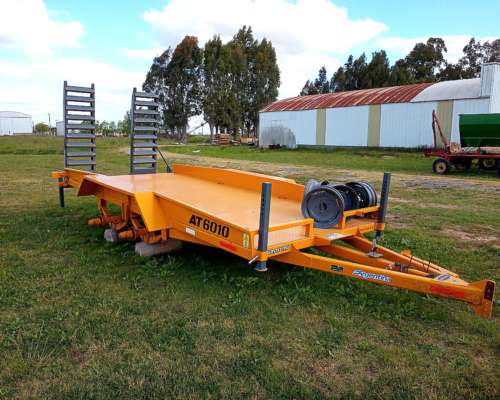 ACOPLADO TRAILER GROSSPAL AT6010 CON BALANCÍN Y RAMPA (4,7 X 2,0 M)